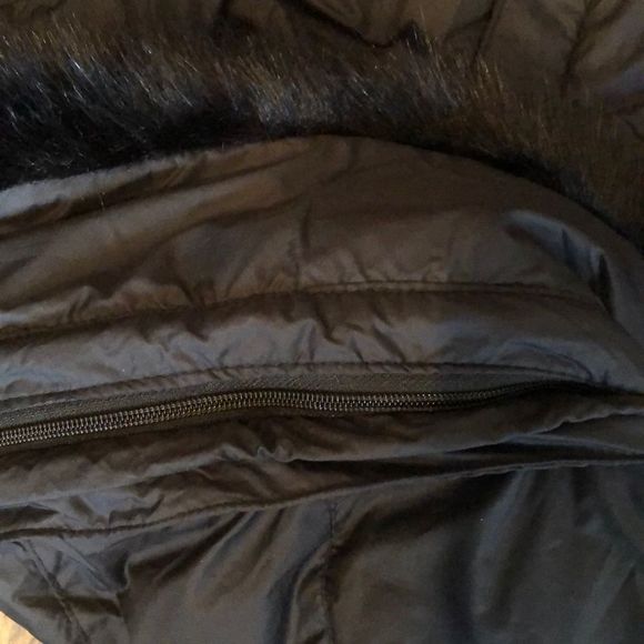 COLUMBIA Grey Quilted Puffer Hooded Coat with Removable Faux Fur Trim Size 1XL - Picture 6 of 13
